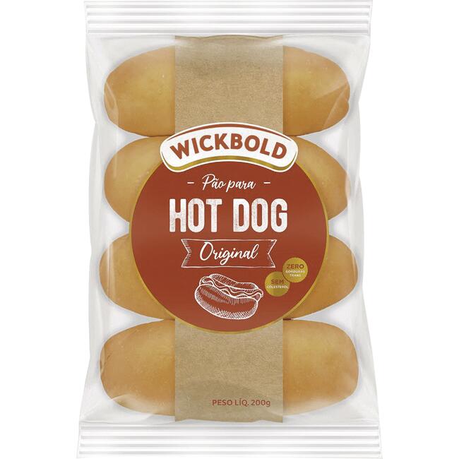 Pão Hot Dog Wickbold Original 200g