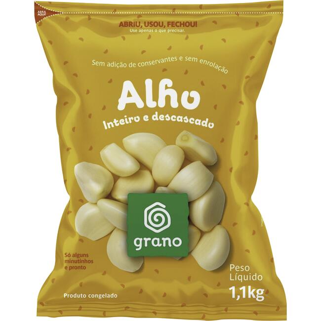 Alho Inteiro Grano Congelado 1,1kg