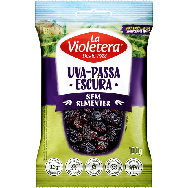 Uva Passa Sem Caroço La Violetera 100g
