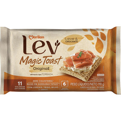 Torrada Marilan Lev Magic Toast Crocante 110g