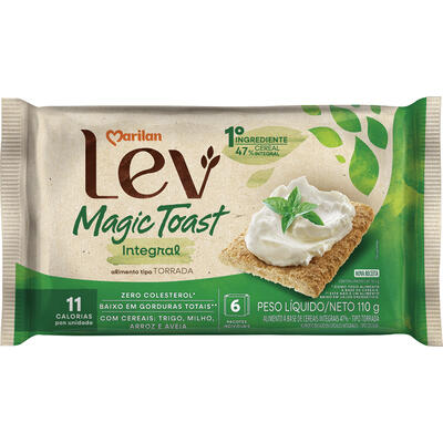 Torrada Marilan Lev Magic Toast Integral 110g
