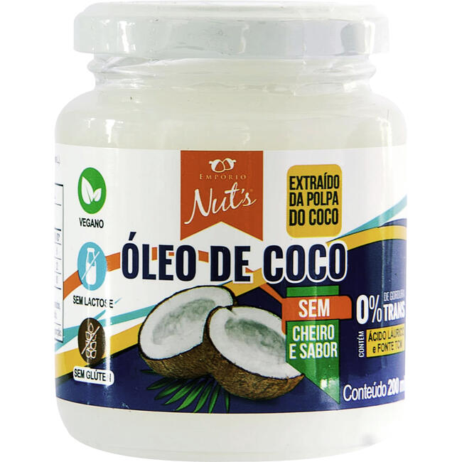 Óleo de Coco Empório Nut's Sem Sabor 200g