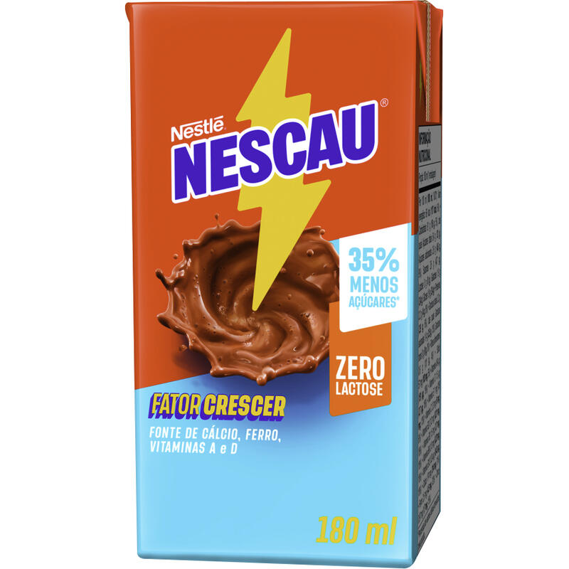 Bebida Láctea Nescau Chocolate Zero Lactose 180ml