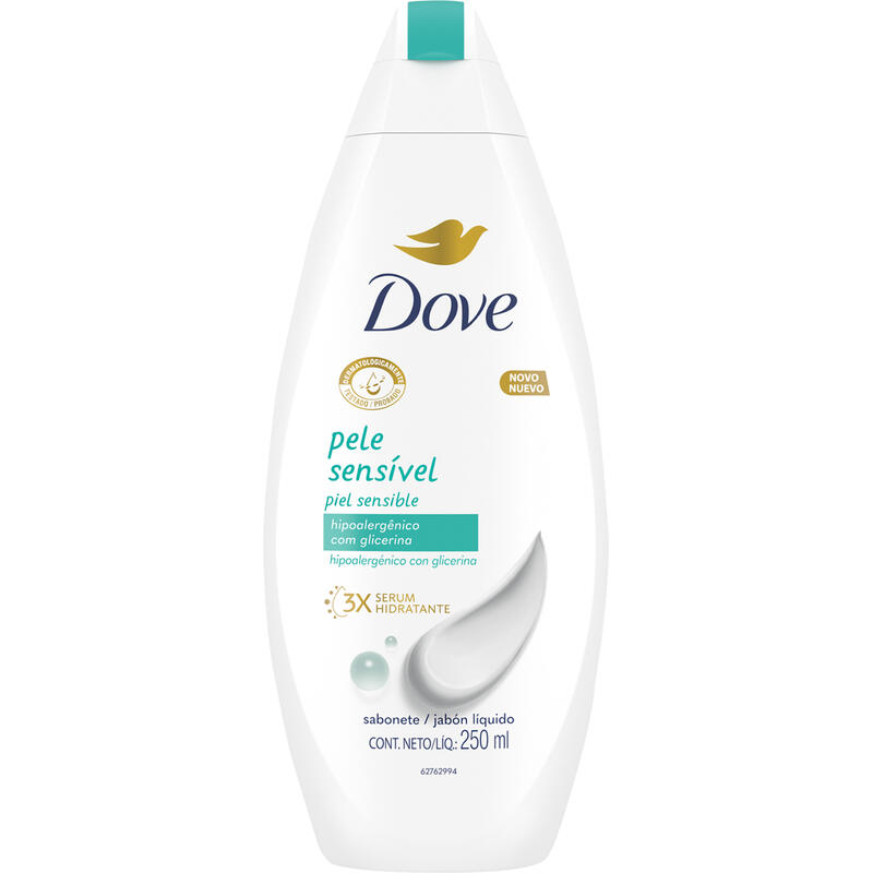 Sabonete Líquido com Glicerina Dove Pele Sensível  250ml