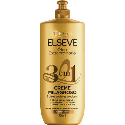 Creme para Pentear Elseve Óleo Extraordinário 500ml