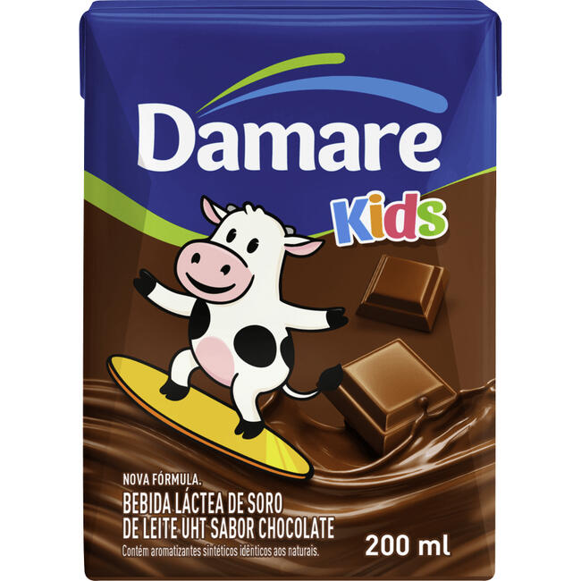Bebida Láctea Damare Chocolate 200ml