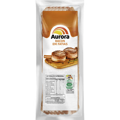 Bacon Fatiado Aurora Resfriado 500g
