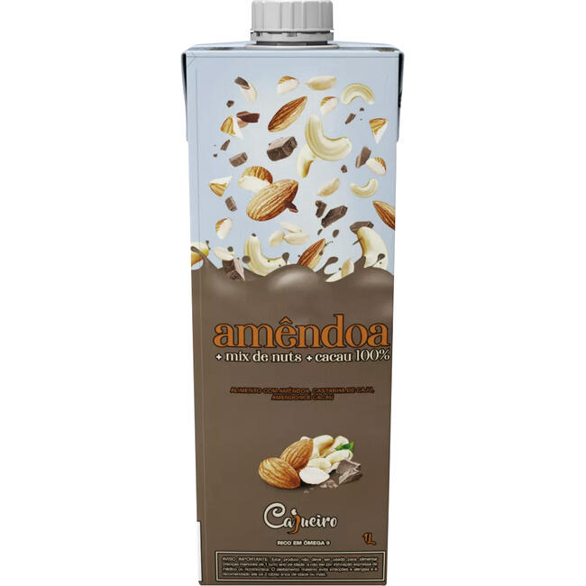 Leite De Amendoa Cajueiro 1lt Mix Nuts/cacau