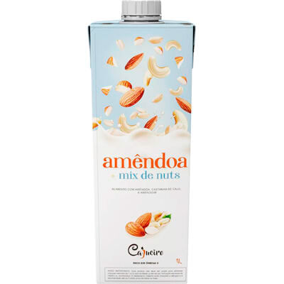 Leite De Amendoa Cajueiro 1lt Mix Nuts