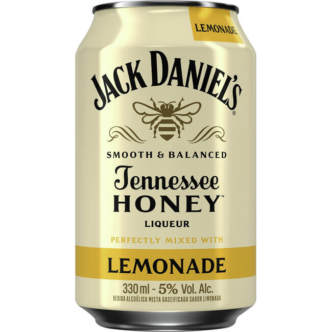 Bebida Alcoólica Mista Jack Daniel's Honey Lemonade 330ml
