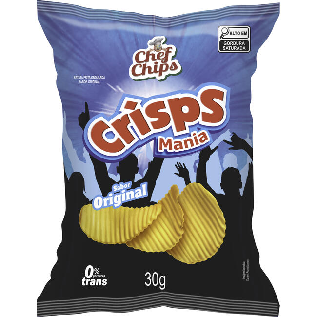 Salgadinho Batata Crisps Mania Original 30g