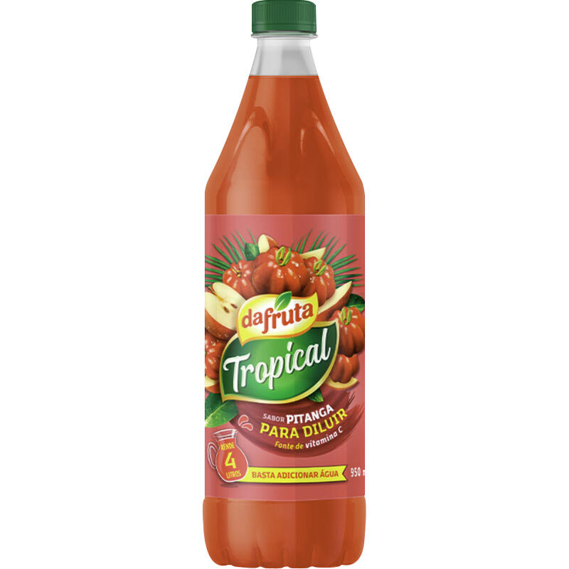 Suco Dafruta Tropical para Diluir Pitanga 950ml