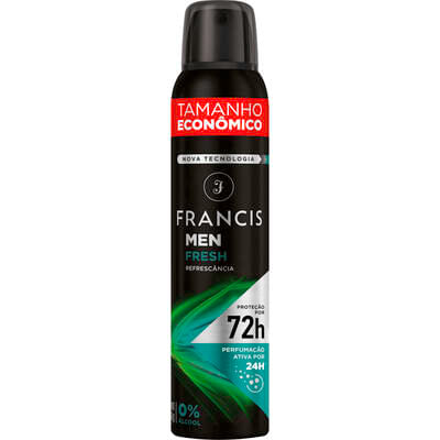 Desodorante Aerossol Francis Men Fresh 200ml