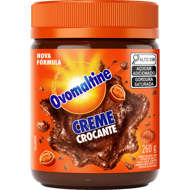 Creme Ovomaltine Crocante Pote 260g