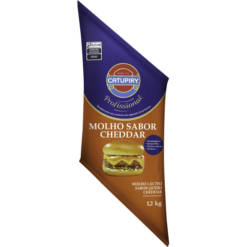 Molho Catupiry Sabor Cheddar 1,2kg