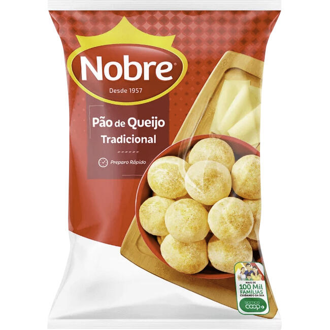 Pão de Queijo Nobre Congelado 900g