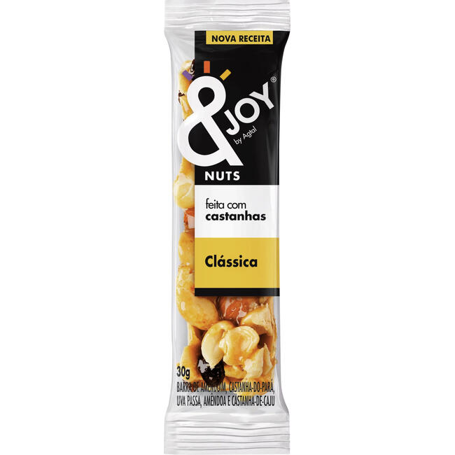 Barra de Nuts &Joy Clássica com Castanhas 30g