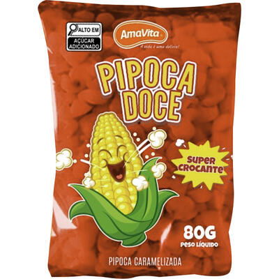 Pipoca Doce Amavita 80g