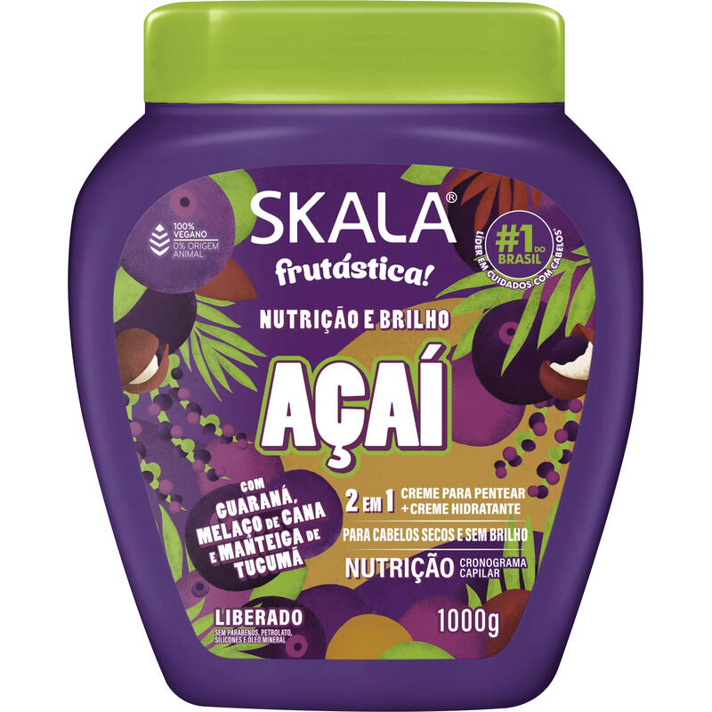 Creme de Tratamento para Cabelo Skala Manga e castanha 1kg