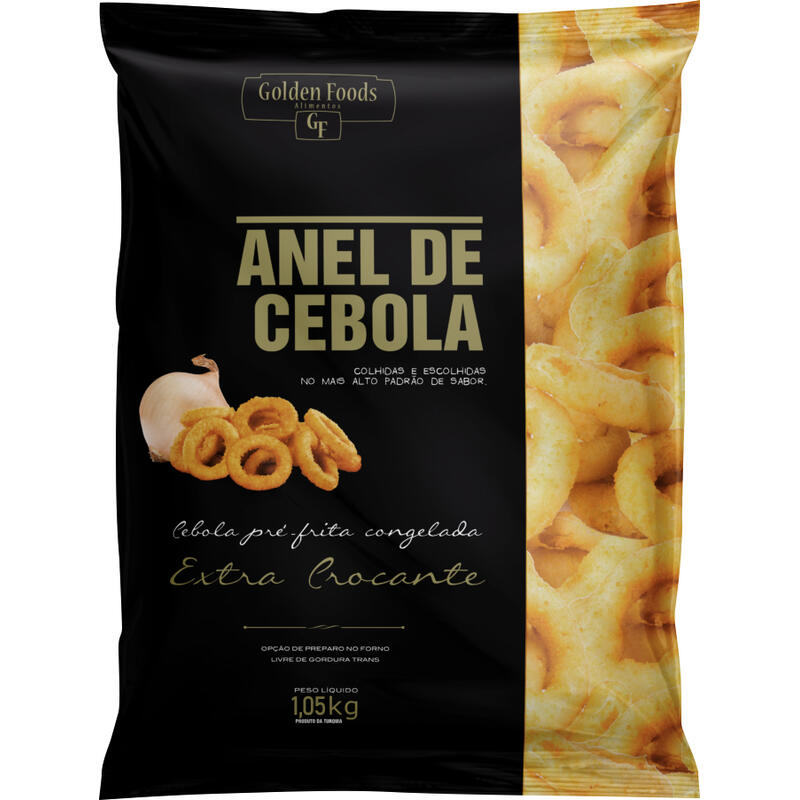 Anéis de Cebola Golden Foods Congelado 1,05kg