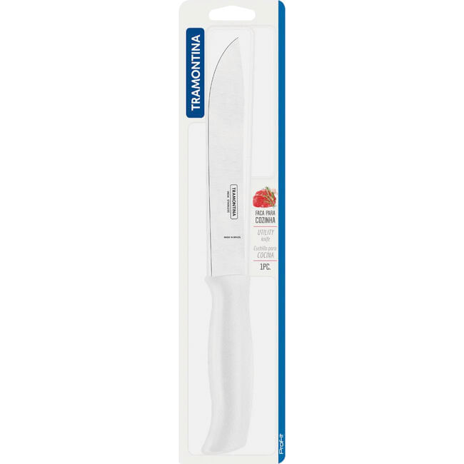 Faca para Cozinha Tramontina Branca 7" un