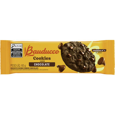 Biscoito Cookies Bauducco Chocolate 60g