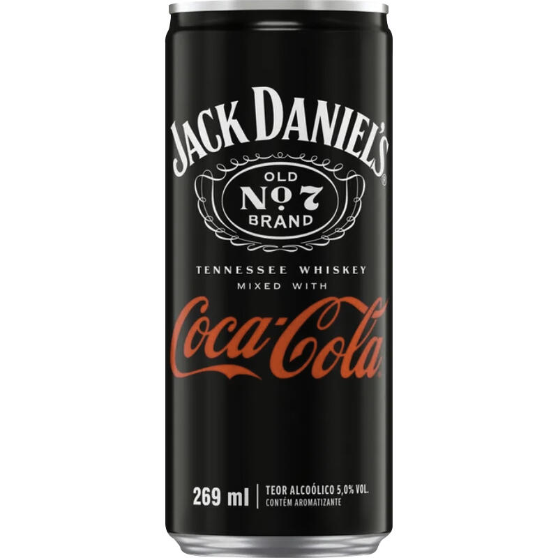 Bebida Alcoólica Mista Jack Daniel's Coca-Cola 269ml