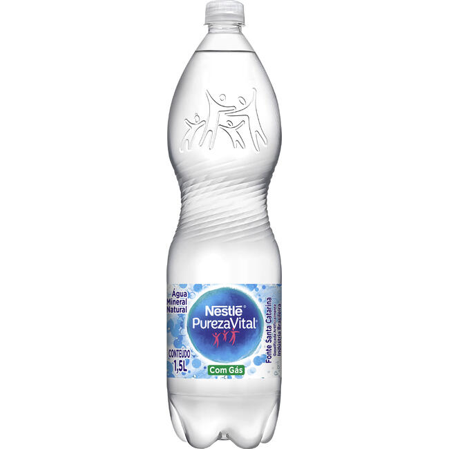 Água Mineral Nestlé Pureza Vital Com gás 1,5L