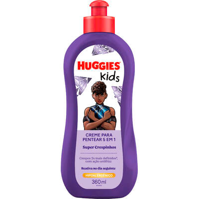 Creme para Pentear Infantil Huggies Crespinhos 360ml