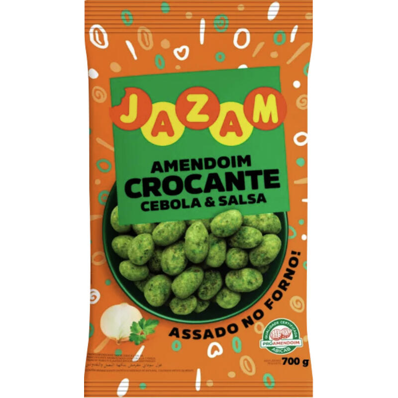 Amendoim Crocante Jazam Cebola e Salsa 700g