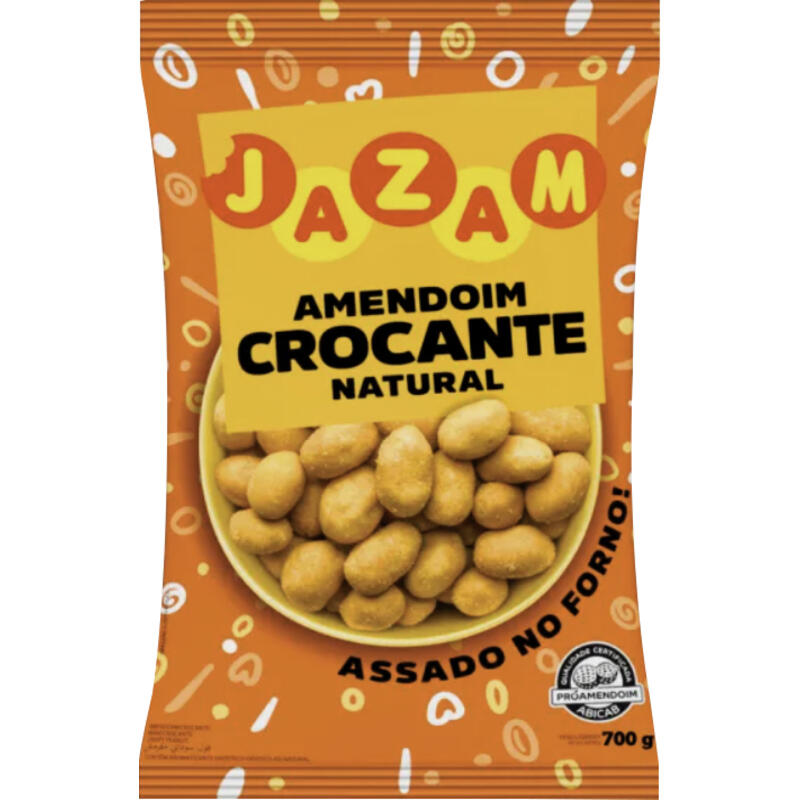 Amendoim Crocante Jazam Natural 700g