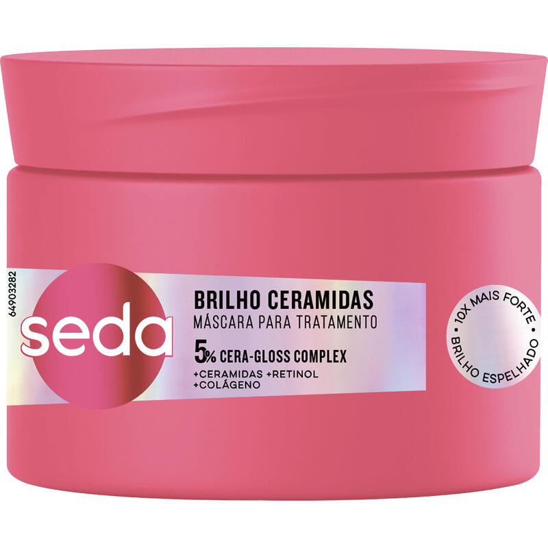 Máscara Capilar Seda Brilho Ceramidas 300g