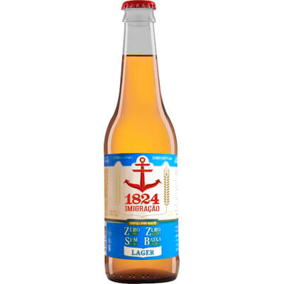 Cerveja Imigração Zero Carbo 355ml