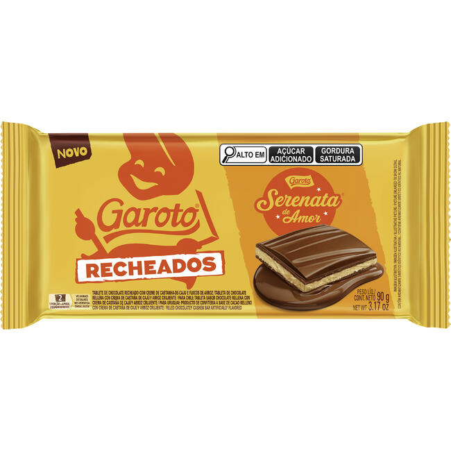 Chocolate Recheado Garoto Serenata 90g