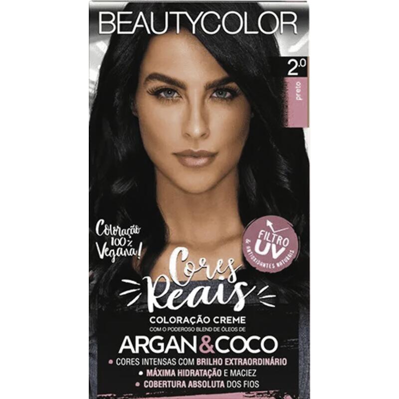 Tintura para Cabelo Beauty Color 2.0 Preto 1 Kit