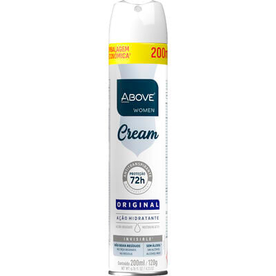 Desodorante Aerossol Above Cream Original 200ml
