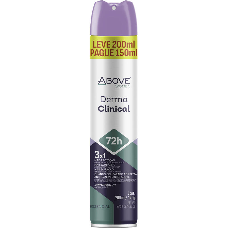 Desodorante Aerossol Above Clinical Women 200ml