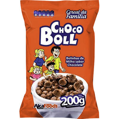 Cereal Matinal Alca Foods Choco Boll 200g