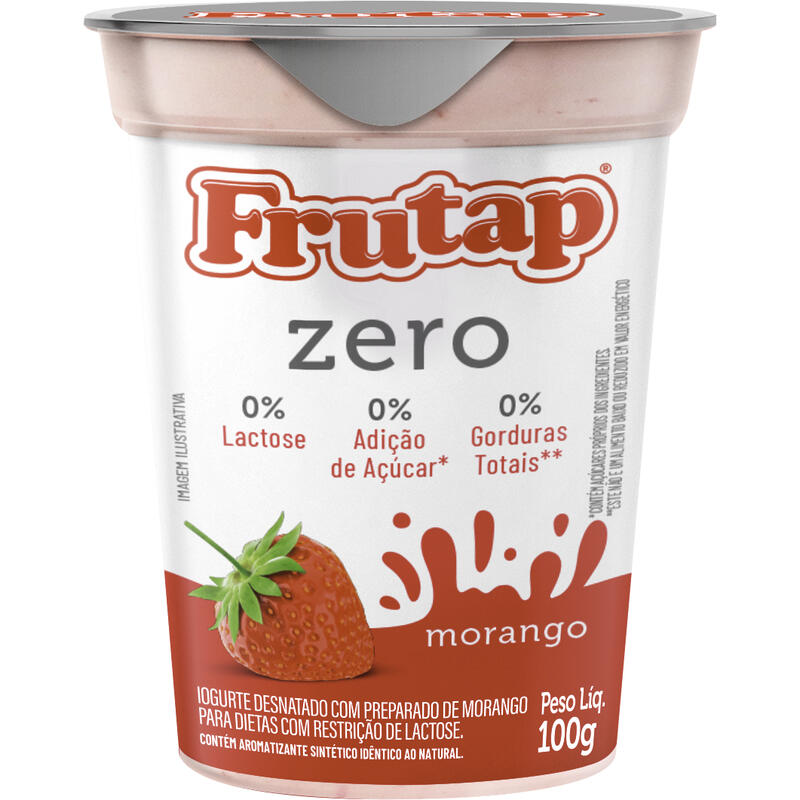 Iogurte Frutap Zero Morango 100g