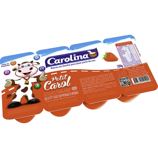 Petit Suisse Carolina Morango 320g