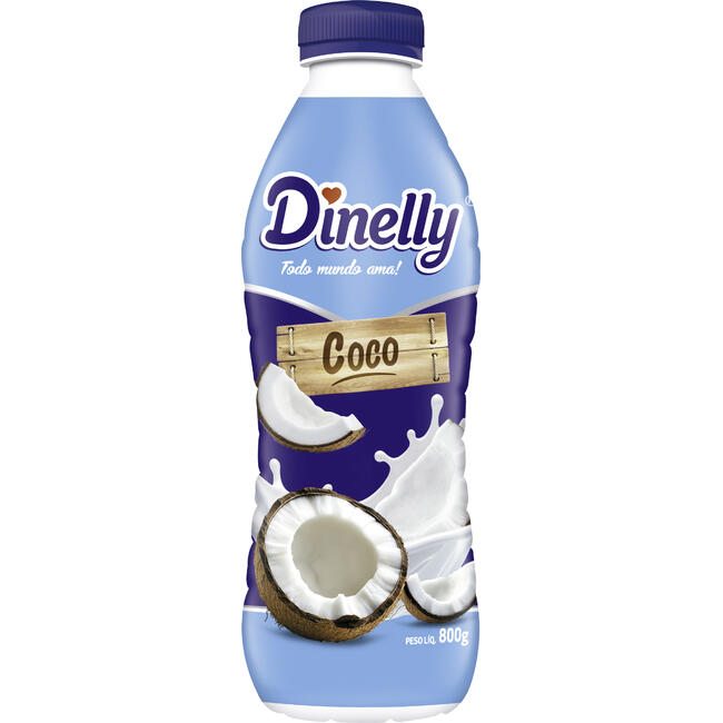 Bebida Láctea Dinelly Coco 800g