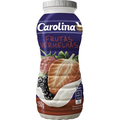 Bebida Láctea Carolina Frutas Vermelhas 150g
