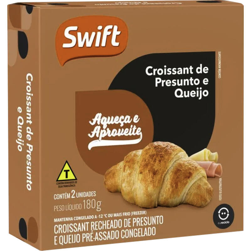 Croissant Swift Presunto e Queijo 180g