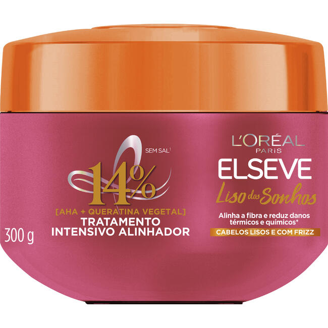 Creme de Tratamento Elseve Liso dos Sonhos 300g