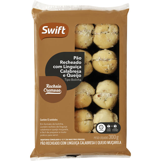 Pão de Calabresa Swift Queijo 300g