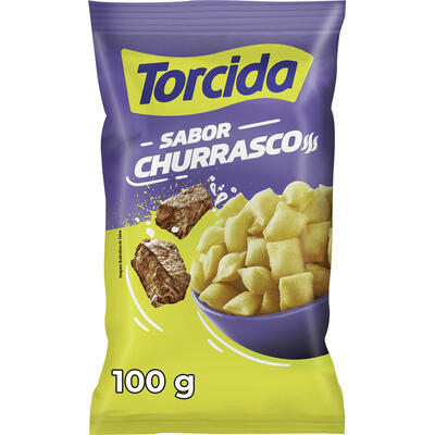 Salgadinho Lucky Torcida Churrasco 100g