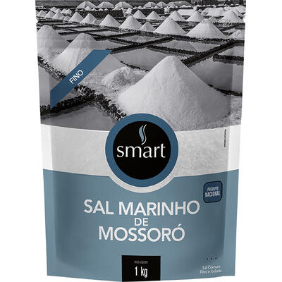 Sal Marinho Smart Fino Integral 1kg