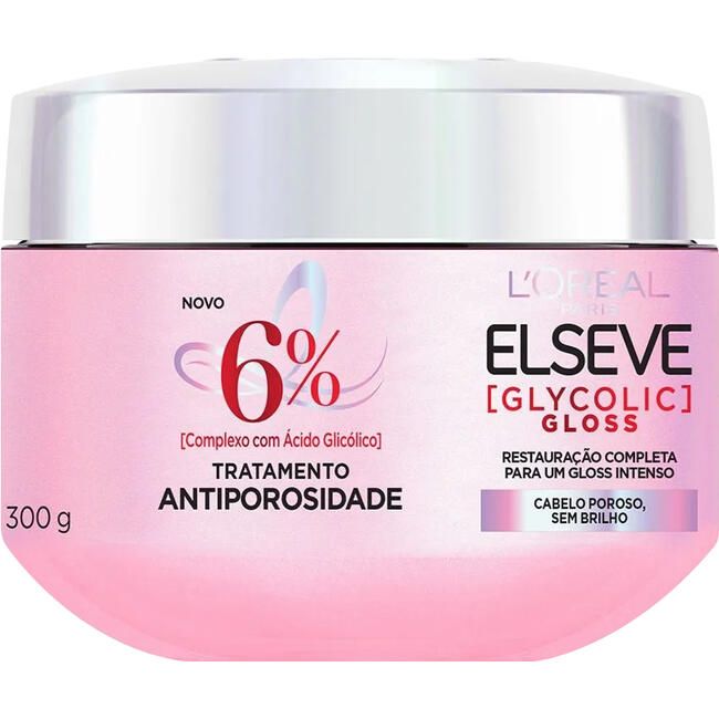 Máscara Capilar Elseve Glycolic Gloss 300g