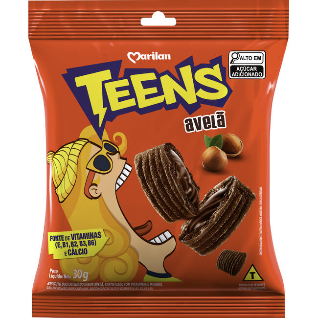 Biscoito Marilan Teens Avelã 30g