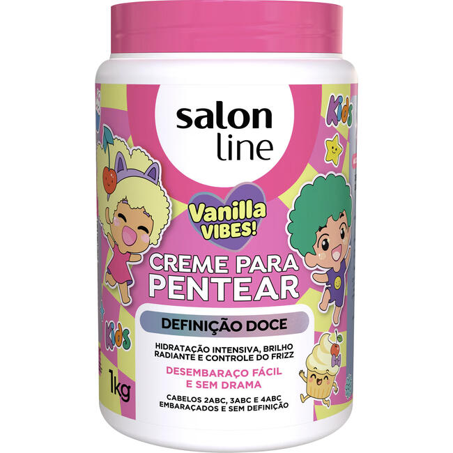 Creme para Pentear Salon Line Vanilla Kids 1kg